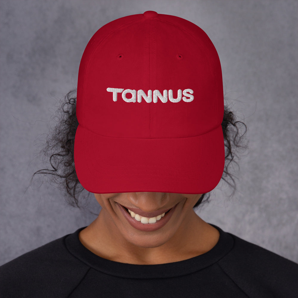 Tannus Dad Hat White Embroidery