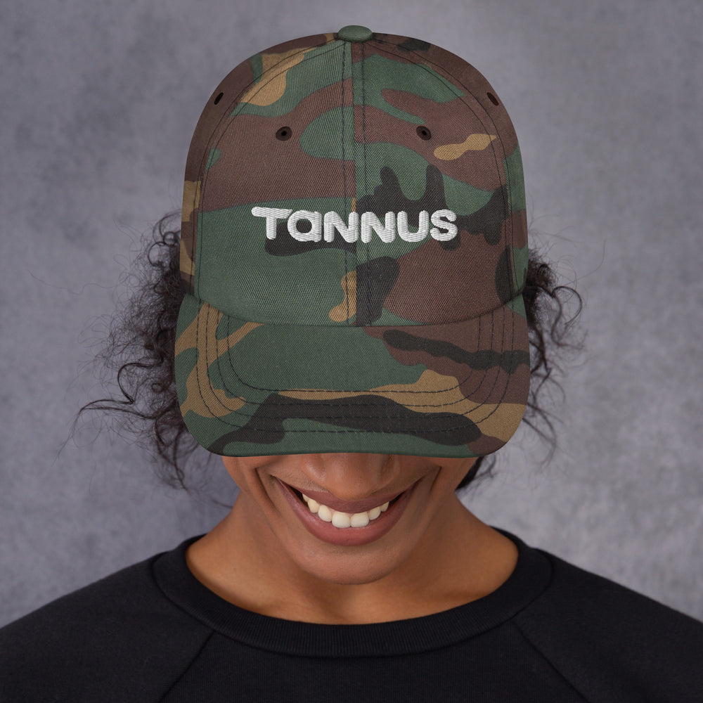 Tannus Dad Hat White Embroidery