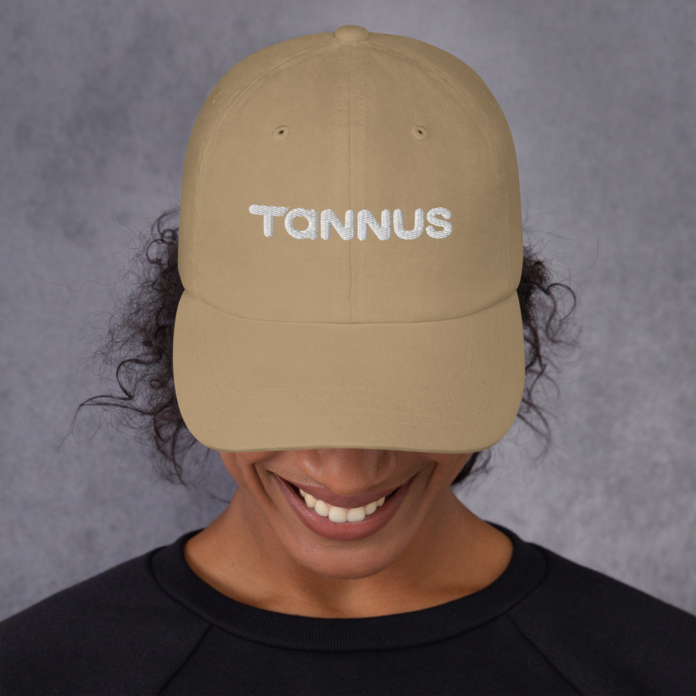 Tannus Dad Hat White Embroidery