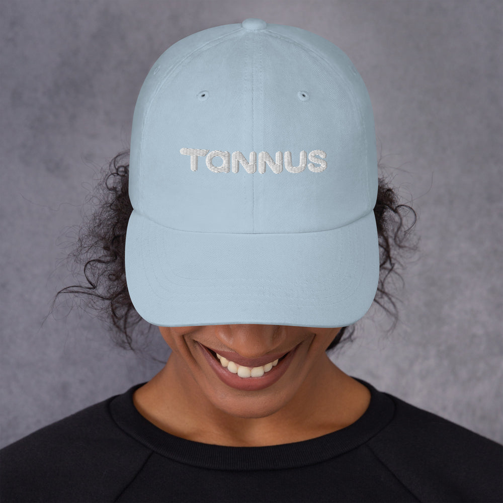 Tannus Dad Hat White Embroidery