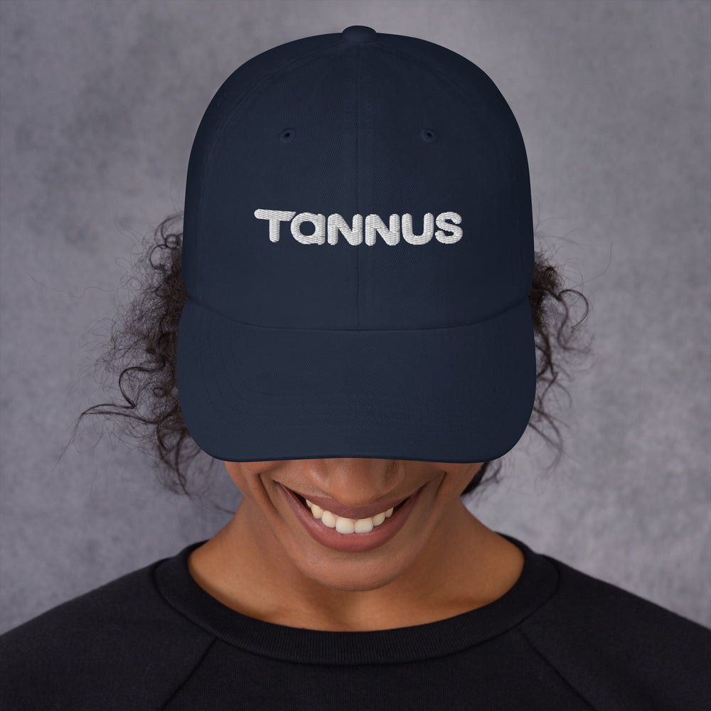 Tannus Dad Hat White Embroidery