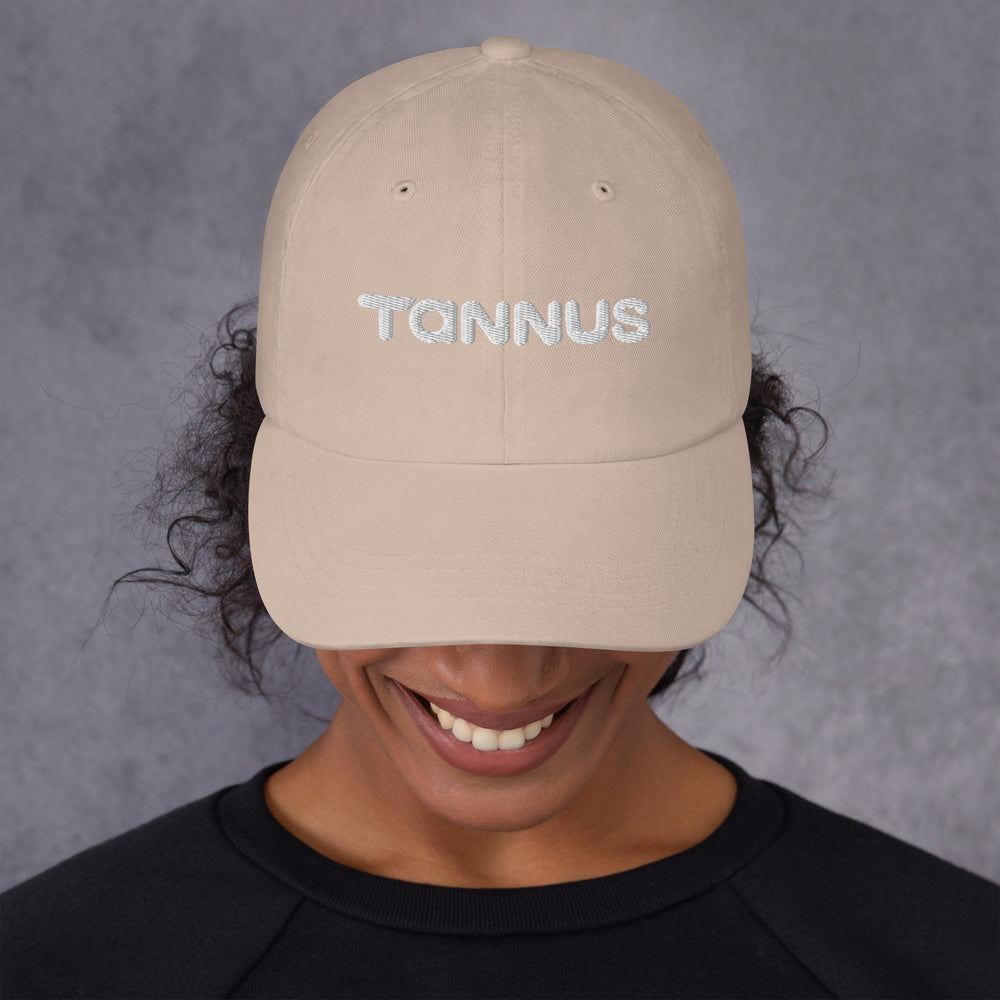 Tannus Dad Hat White Embroidery