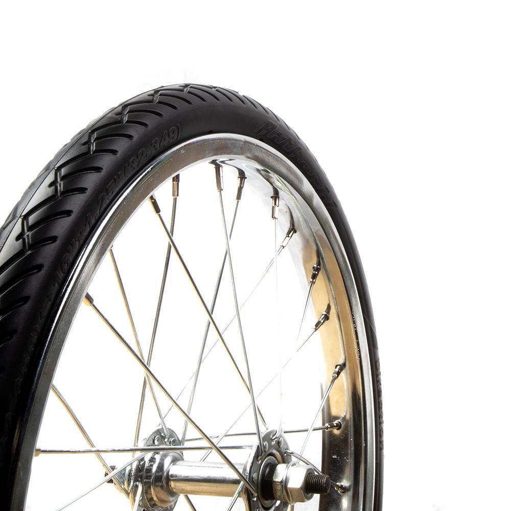 Tannus Airless - Mini-Velo: 16"x1.25" | Fits 17-20mm Inner Rim Width - Tannus