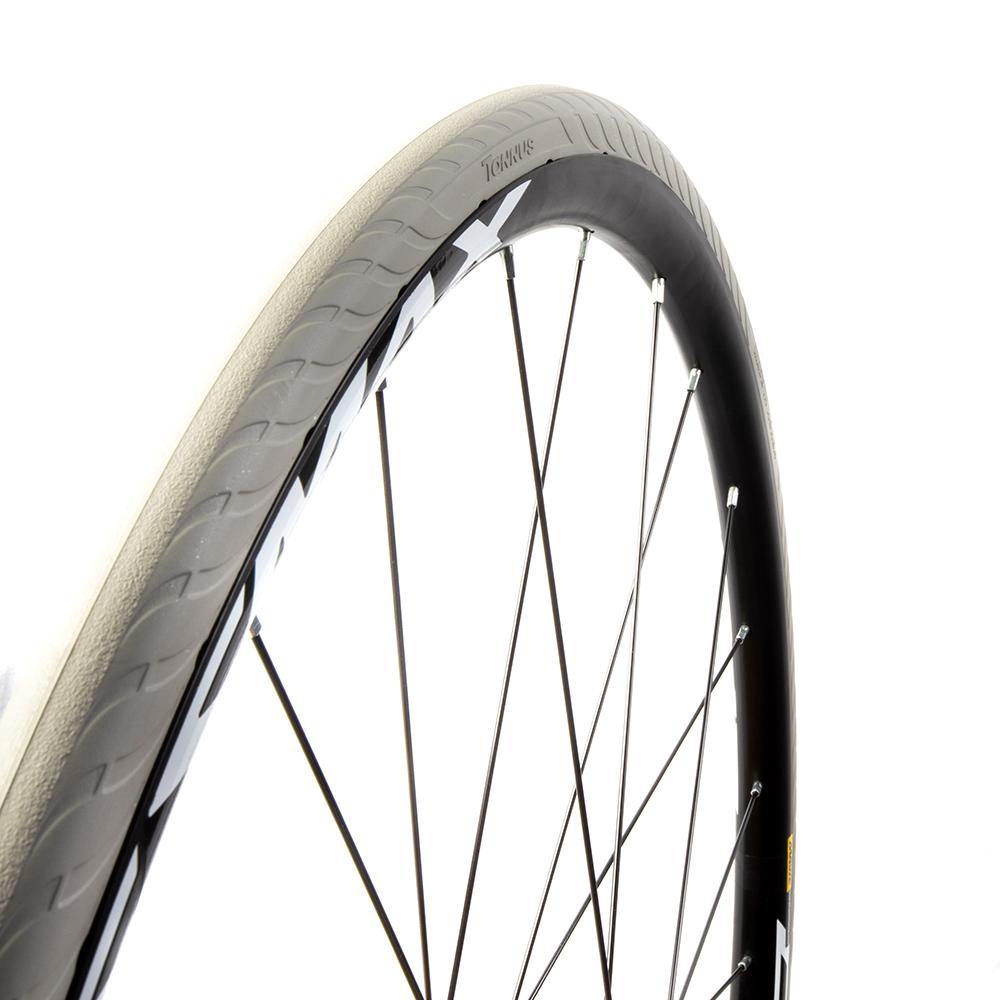 Neumático 700x25c Tannus New Slick Cubierta 100% Antipinchazos Sin Aire  Sólida Bicicleta Carretera Ultraligera Larga Durabilidad